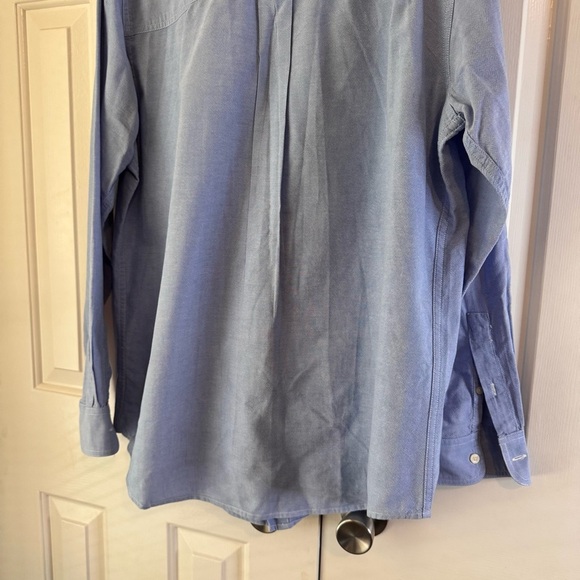 Chaps Men’s Light Blue Casual Button-Down Shirt Long Sleeve Size Large - Picture 7 of 8